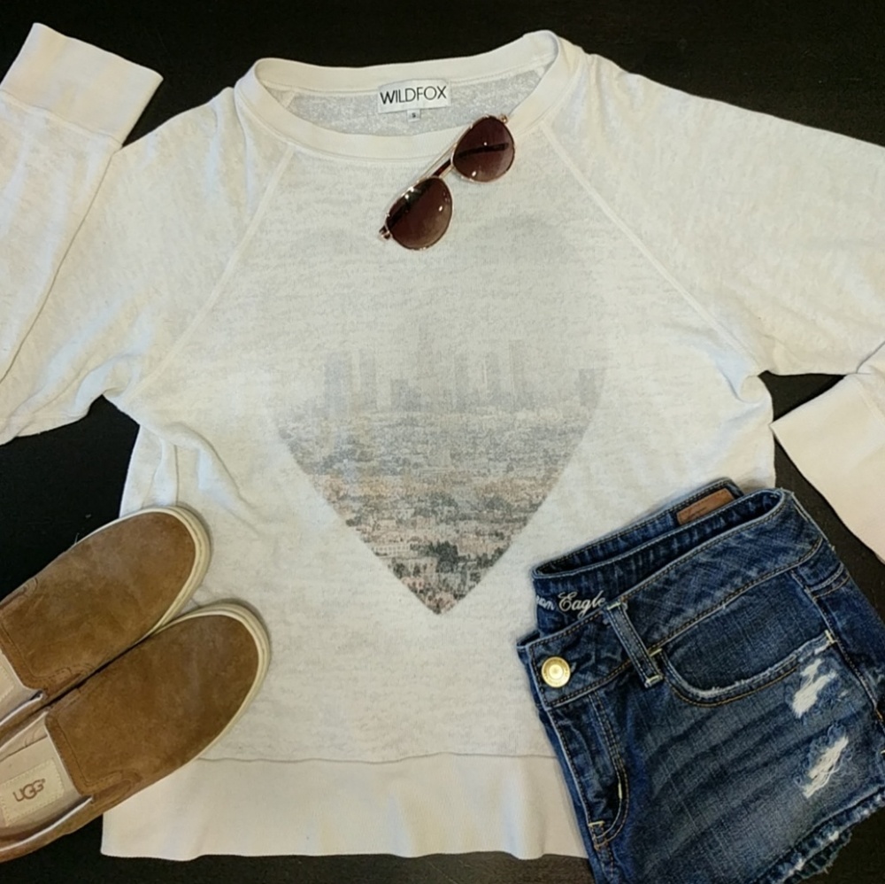 Wildfox LA Heart Kim sweatshirt